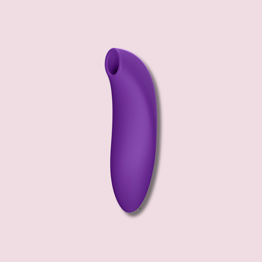 Side profile of Melt 2 compact sex toy