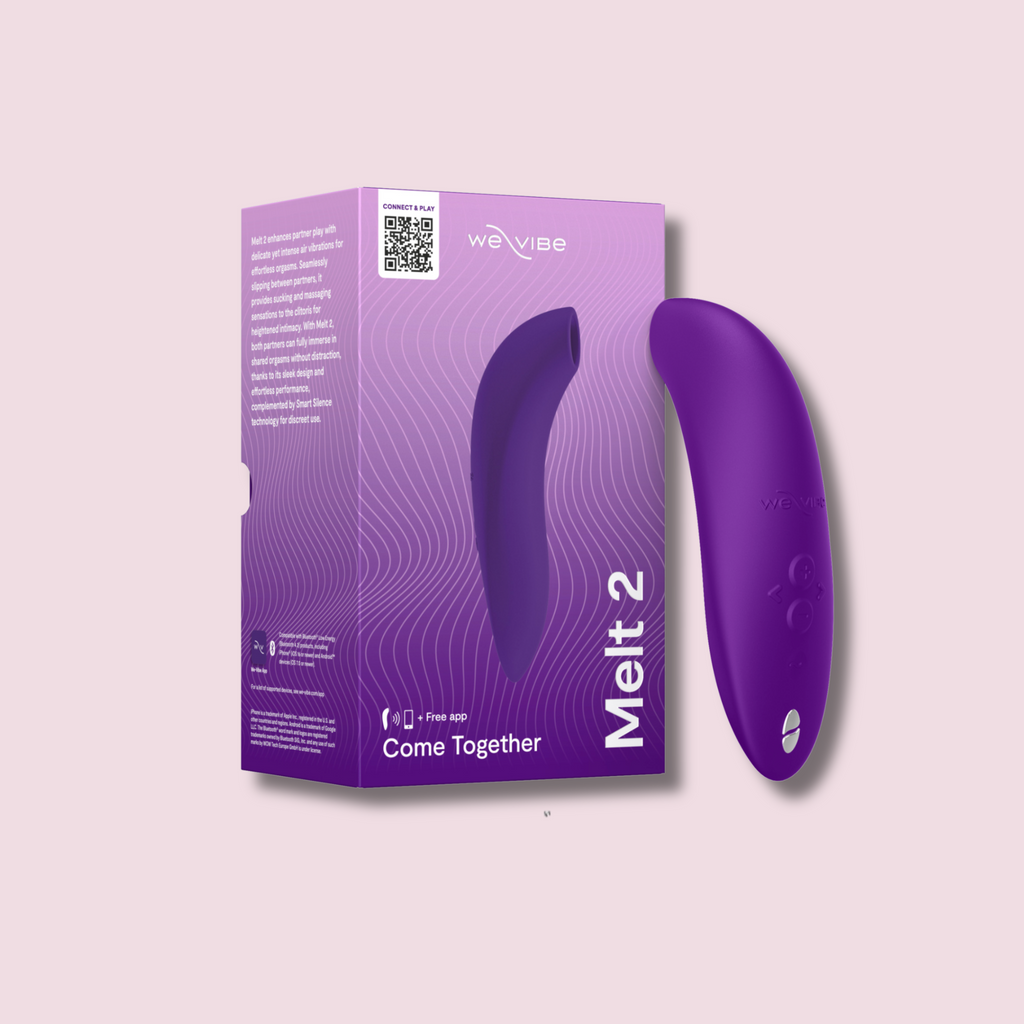 Purple and white box for We-Vibe waterproof rechargeable vibrator