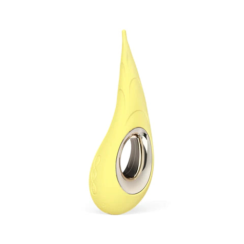 LELO Dot Cruise pinpoint vibrator in lemon sorbet colour.