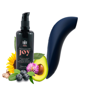 We-Vibe Melt with the Okanagan Joy personal lubricant.