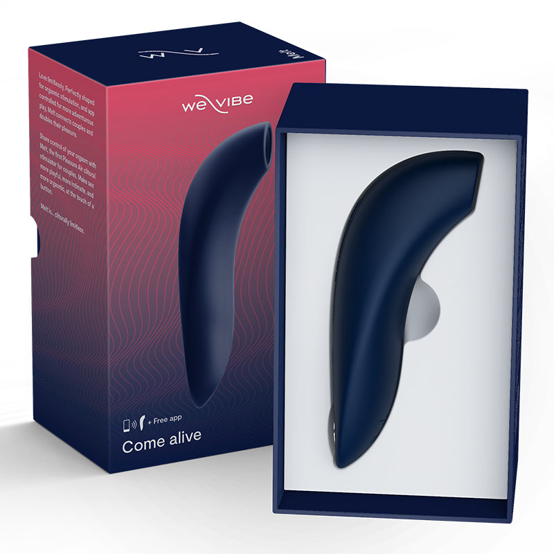 We-Vibe Melt shown in partially opened packaging.