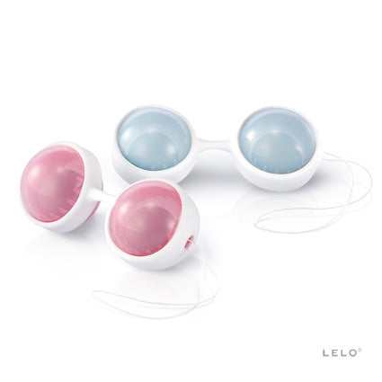 Close-up of LELO Luna Beads, a Kegel exercise toy for women.