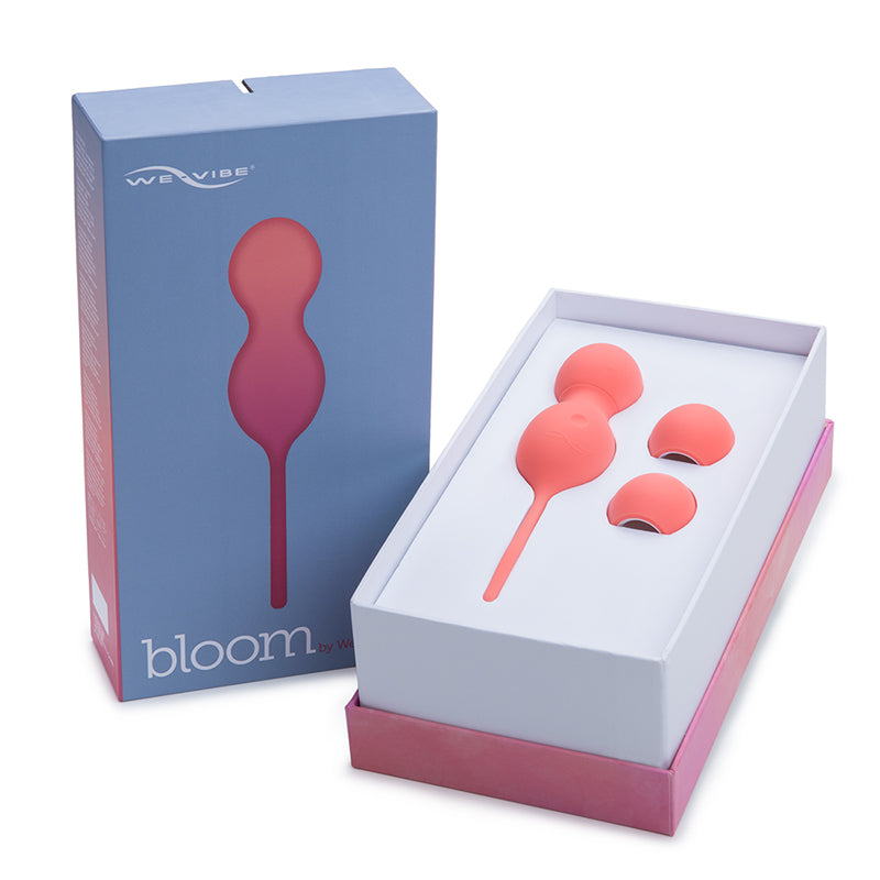 We-Vibe Bloom kegel balls shown in box.