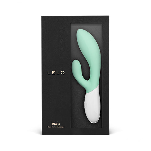 LELO Ina 3 sex toy in sea foam green.