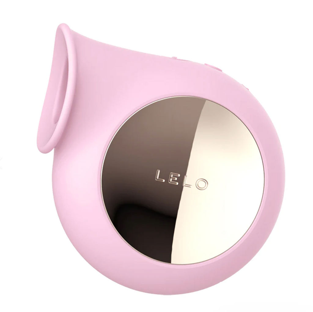 Close-up of LELO Sila women's sex toy in pink.